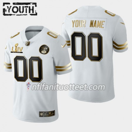 Lasten Kansas City Chiefs NFL Pelipaita Custom Nike Valkoinen Golden Edition